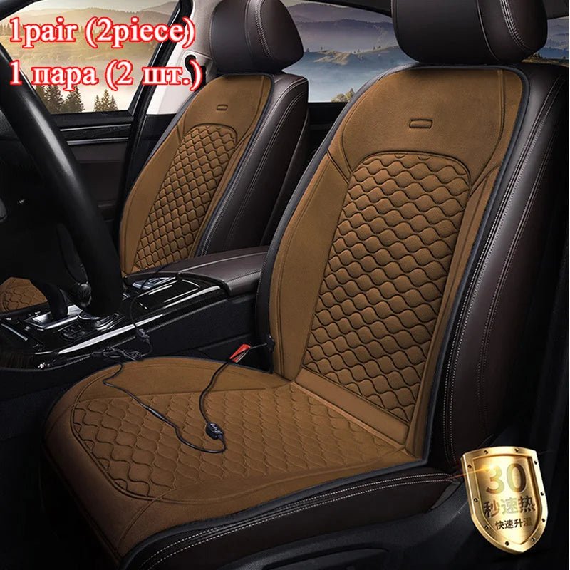 12v/24v Electric Heated Car Seat Cushions For Winter Heating Pads Keep Warm Covers Quality Guarantee E1 X35 - GadgetGalaxy Boutique