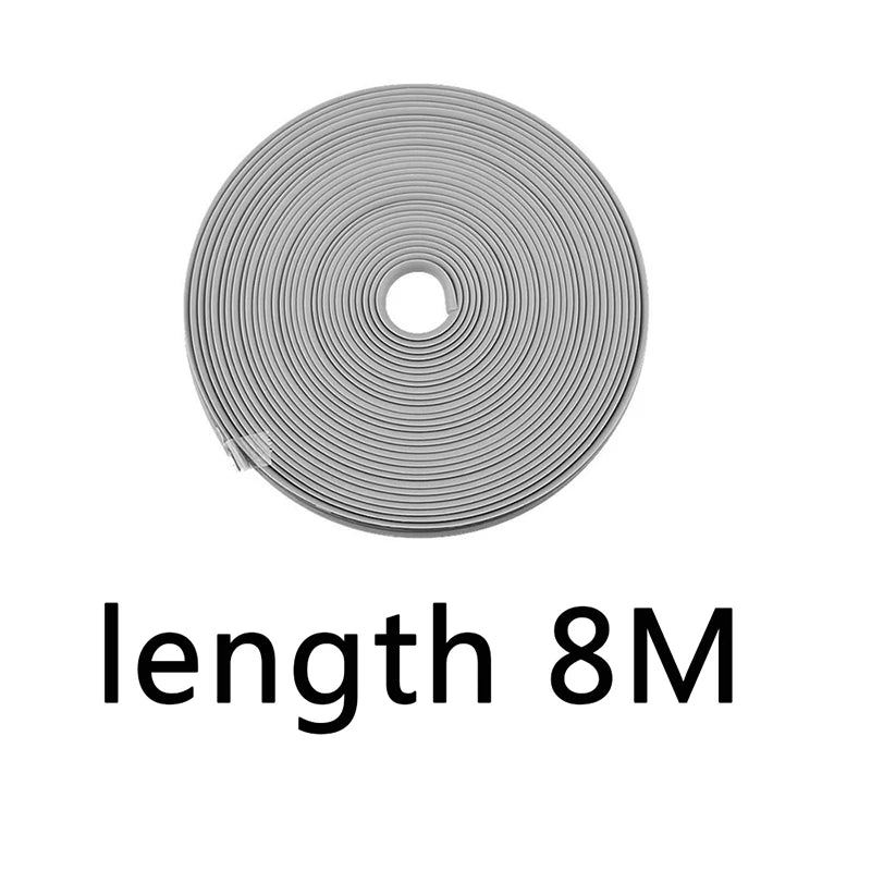 4M / 8M Car Rim Protect Strip Wheel Edge Protector bright Matte Car Wheel Sticker Tire Protection Covers Car Wheel Rims Styling - GadgetGalaxy Boutique