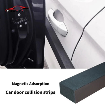 50CMx2CMx3CM Magnetic Car Door Anti-collision Protection Strip Black Body Anti-scratch Decorative Protector Car Stickers - GadgetGalaxy Boutique