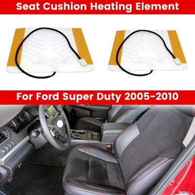 6C3Z-14D696-A 2Pcs Car Front Seat Cushion Heating Elements Accessories Component For Ford Super Duty 2005-2010 6C3Z14D696A - GadgetGalaxy Boutique