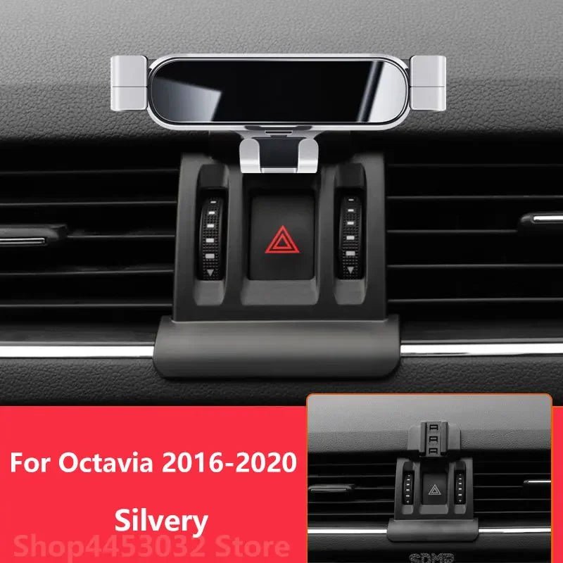 Car Mobile Phone Holder For Skoda Octavia 3 2 2022 - 2016 Mounts Bracket Stand Rotatable Support Accessories 3 Colors - GadgetGalaxy Boutique