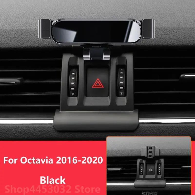 Car Mobile Phone Holder For Skoda Octavia 3 2 2022 - 2016 Mounts Bracket Stand Rotatable Support Accessories 3 Colors - GadgetGalaxy Boutique