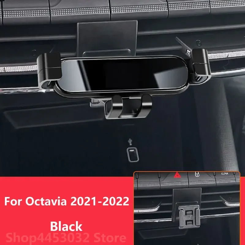 Car Mobile Phone Holder For Skoda Octavia 3 2 2022 - 2016 Mounts Bracket Stand Rotatable Support Accessories 3 Colors - GadgetGalaxy Boutique