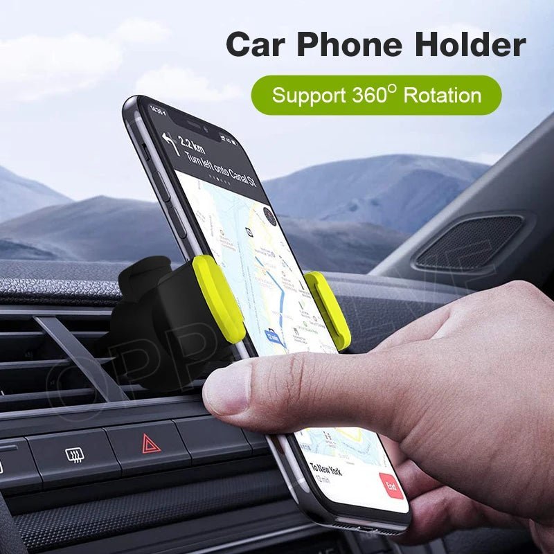 Car Phone Holder for Mobile Phone Holder Stand for iPhone 14 13 12 Samsung Air Vent Mount Cell Phone Support in Car Phone Stand - GadgetGalaxy Boutique