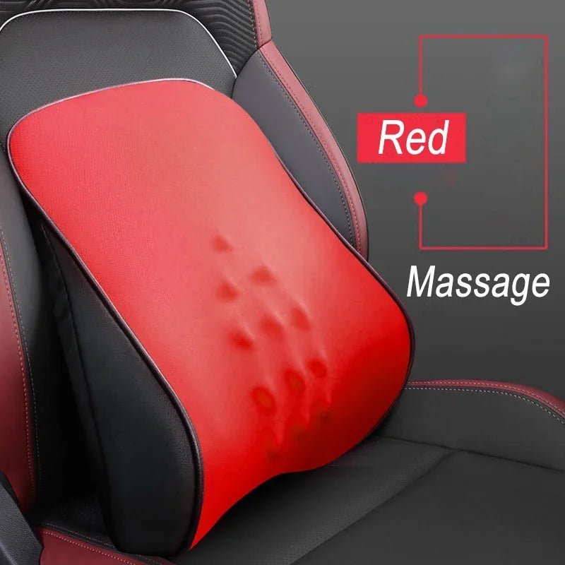 Comfortable Car Neck Massage Pillow Memory Foam Car Headrest Auto Seat Head Support Lumbar Support for Office Chair Cushion - GadgetGalaxy Boutique