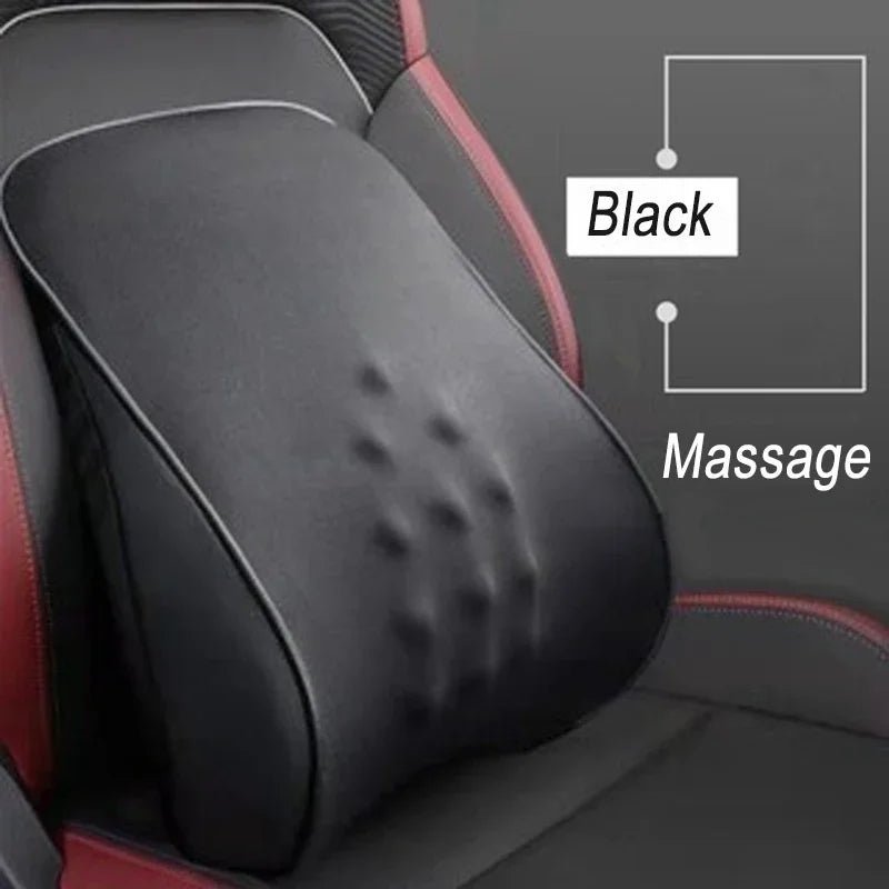 Comfortable Car Neck Massage Pillow Memory Foam Car Headrest Auto Seat Head Support Lumbar Support for Office Chair Cushion - GadgetGalaxy Boutique