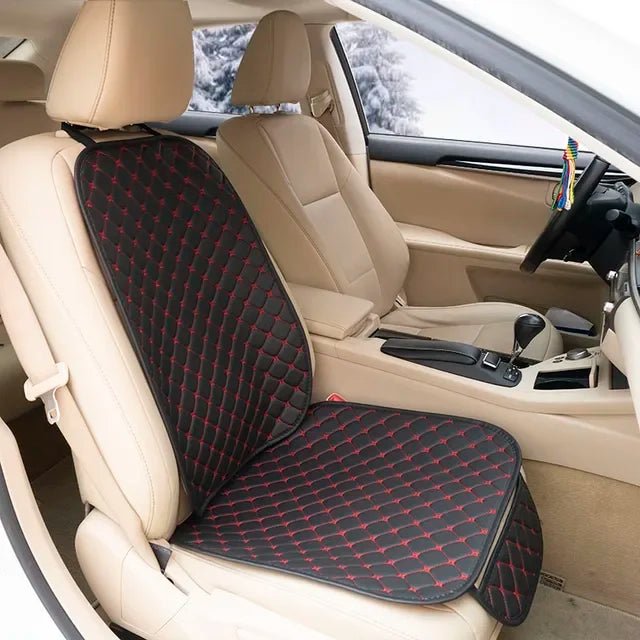 Leather Car Seat Covers Set Four Seasons Front Rear Seat Protector Car Seat Cushion Pad Mat Auto Interior Accessories Universal - GadgetGalaxy Boutique