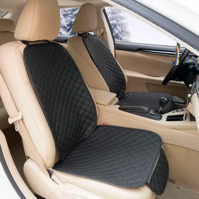 Leather Car Seat Covers Set Four Seasons Front Rear Seat Protector Car Seat Cushion Pad Mat Auto Interior Accessories Universal - GadgetGalaxy Boutique