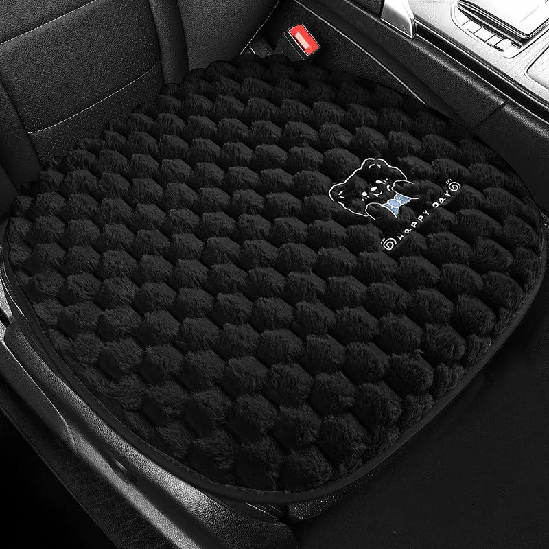 Plush Car Seat Cushion Winter Warm Universal Vehicle Seat Cover Super-Soft Auto Chair Protector Pad for Car Interior Accessories - GadgetGalaxy Boutique