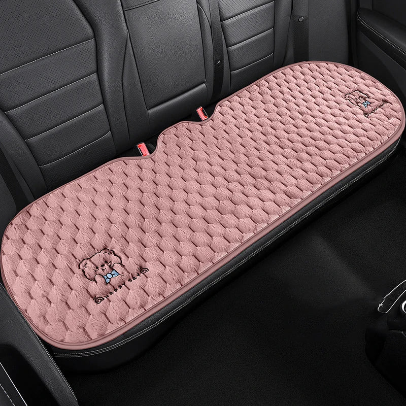 Plush Car Seat Cushion Winter Warm Universal Vehicle Seat Cover Super-Soft Auto Chair Protector Pad for Car Interior Accessories - GadgetGalaxy Boutique